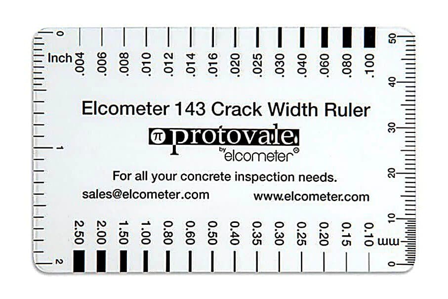 Elcometer 143 Crack Width Ruler