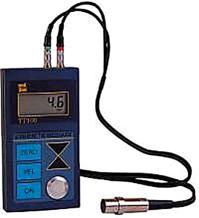 TT100 Low Cost Ultrasonic Wall Thickness / Material Thickness Gauge - Discontinued