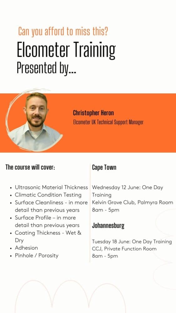 Elcometer One Day Training Course - June 2024