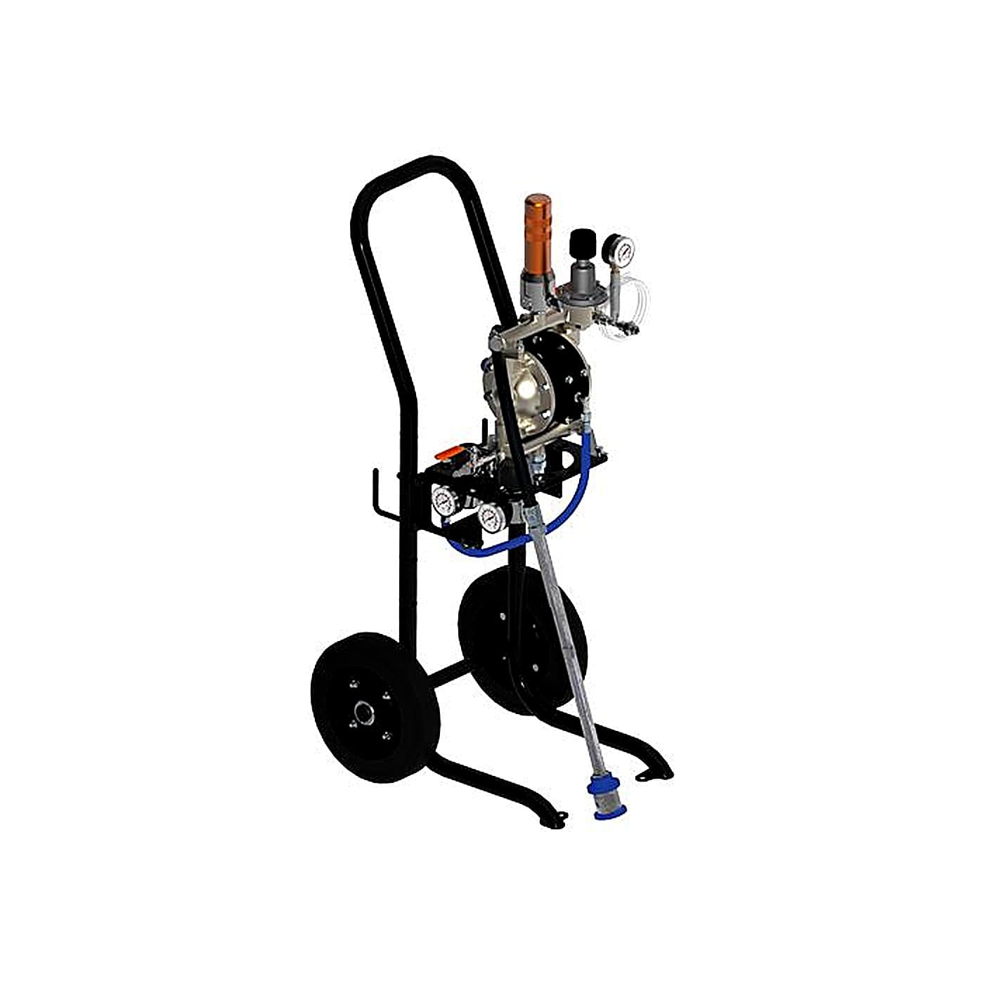 Double membrane pneumatic pump (Elcometer Kara 1/40, Sagola DM range)