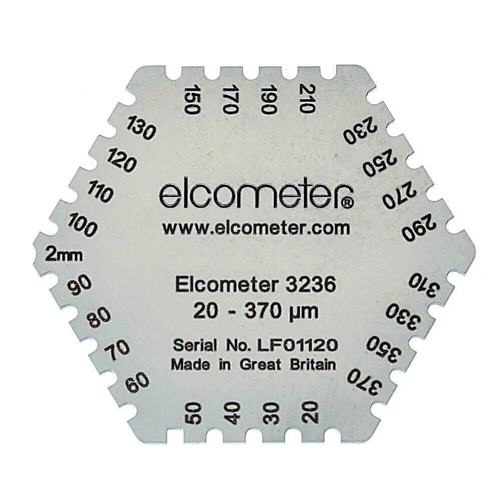 Elcometer 112 & 3236 Hexagonal Stainless Steel / Wet Film Combs
