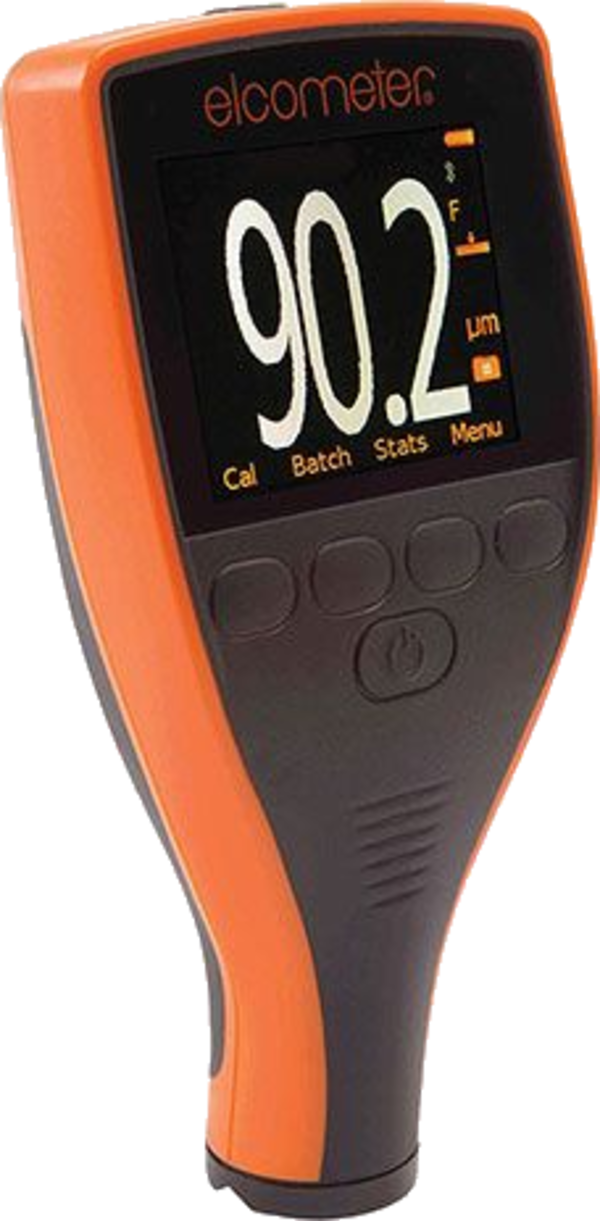 Elcometer 456 coating thickness gauge used on a renewable-energy structure