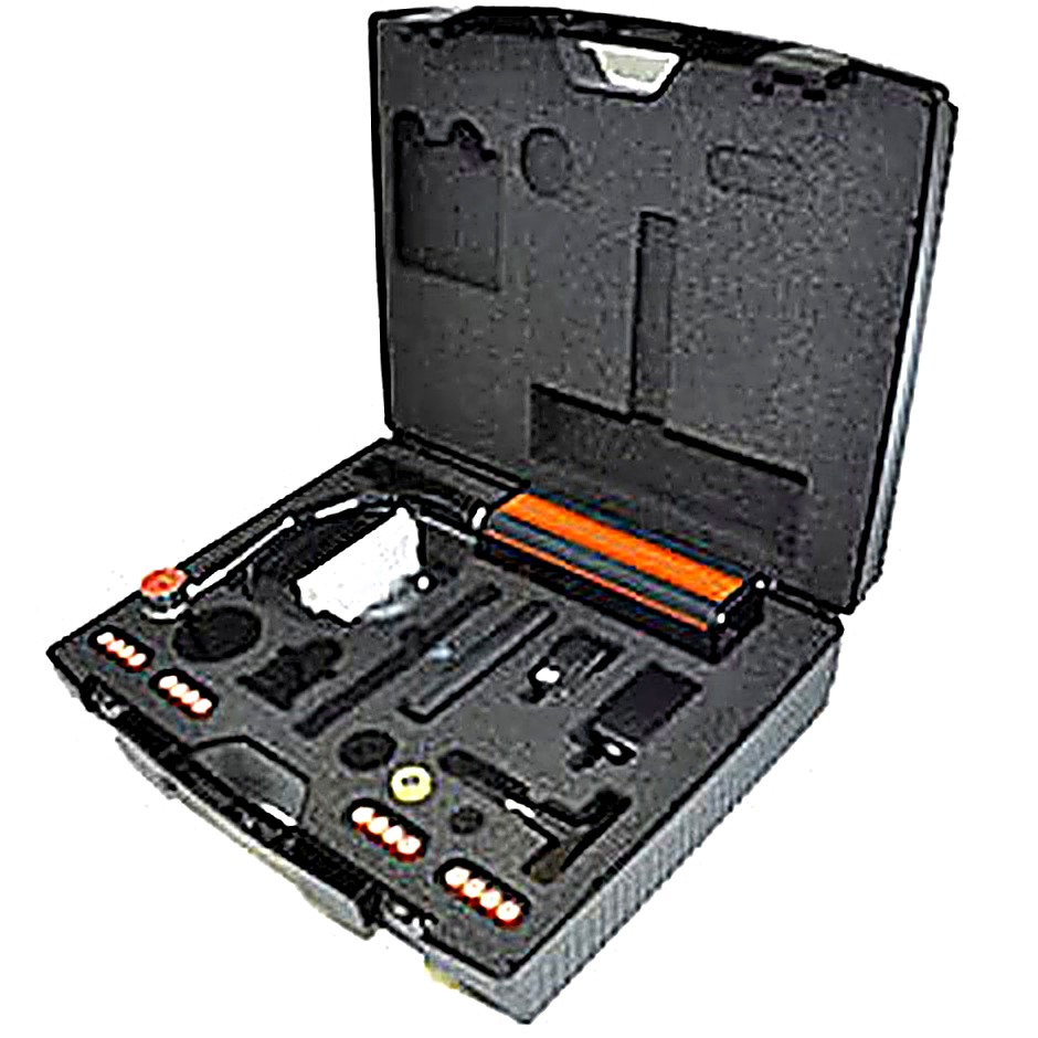 Inspection kit case ready for a refinery coating audit