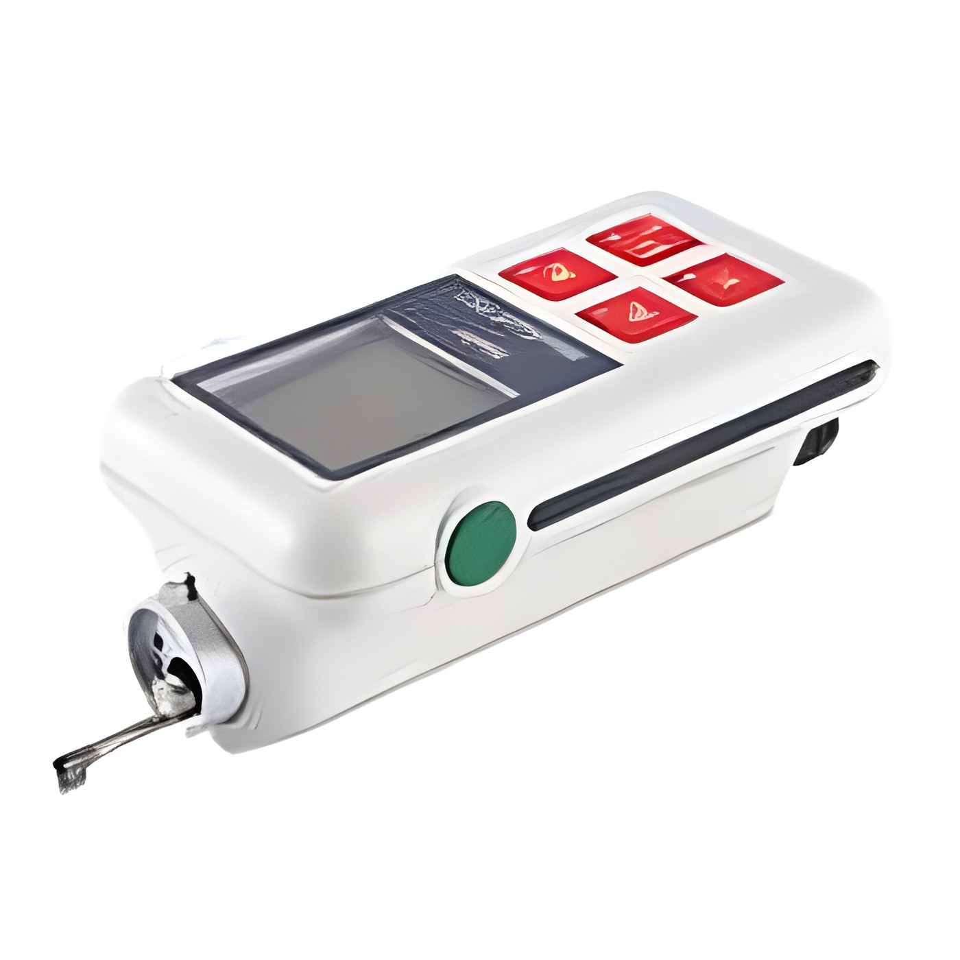 Elcometer MarSurf PS1 roughness tester on a precision-machined surface