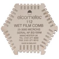 Wet Film Coating Thickness Elcometer 112 & 3236 Hexagonal Stainless Steel Wet Film Combs
