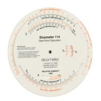 Hygro Thermometer Elcometer 114 Dewpoint Calculator Data Sheet