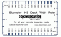 Concrete Inspection Accessories Elcometer 143 Crack Width Ruler